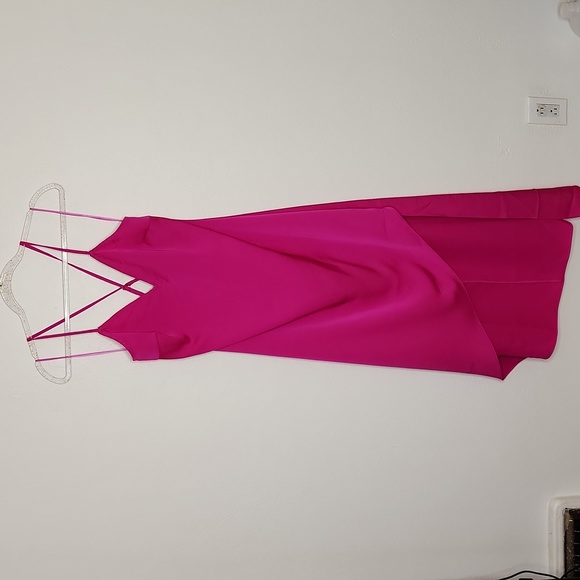 Adelyn Rae Strappy Asymmetrical Dress Size Medium - Picture 3 of 13